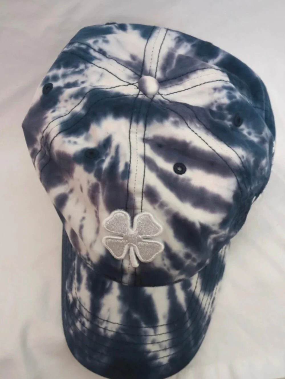 Tie-Dye Clover Baseball Cap - Blue
